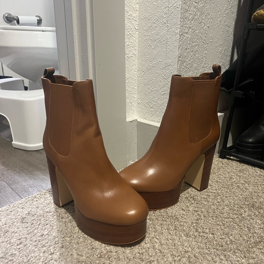 Michael Kors Brown Ankle Boots